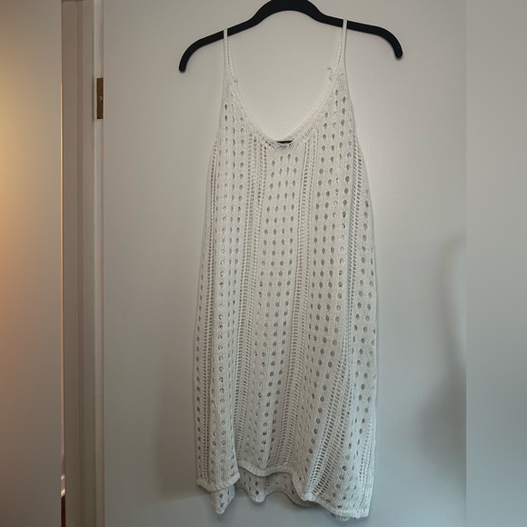 SHEIN White Boho Crochet Swimsuit Cover-Up - Picture 10 of 12